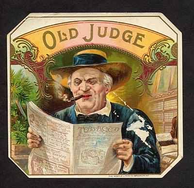 Old Judge Cigar Label